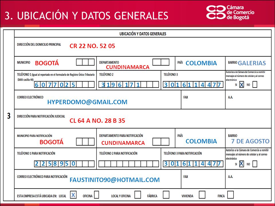 3. UBICACIÓN Y DATOS GENERALES