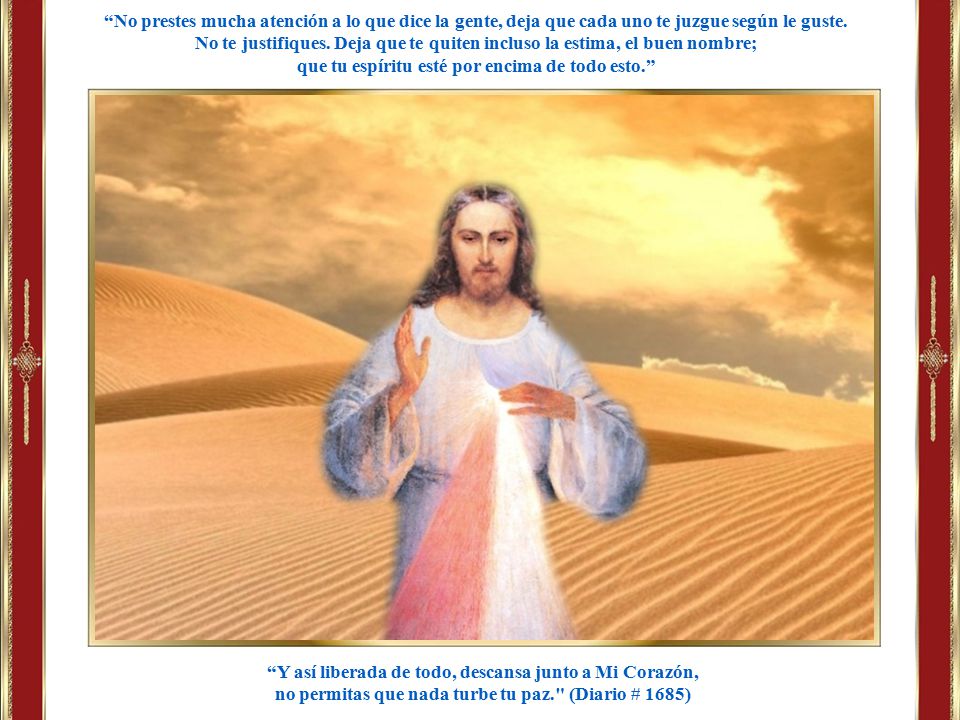 que tu espíritu esté por encima de todo esto.