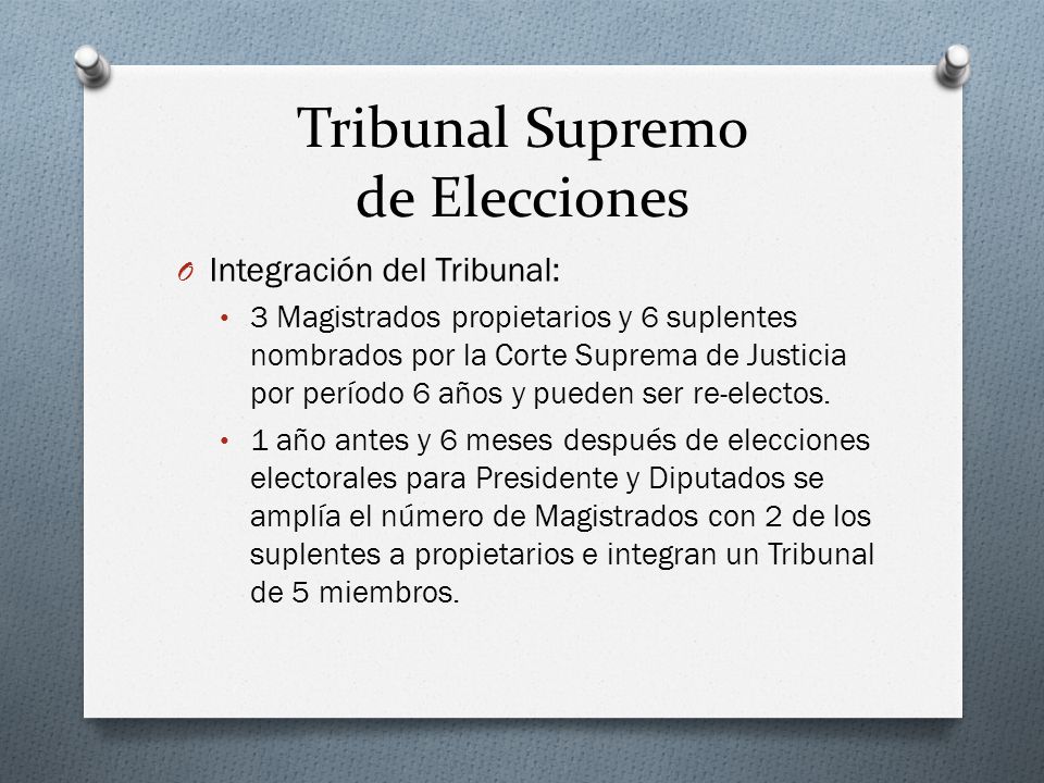 Tribunal Supremo de Elecciones