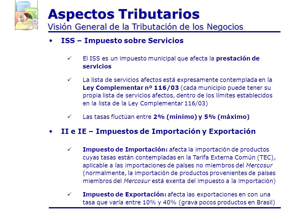 Aspectos Tributarios Visión General de la Tributación de los Negocios