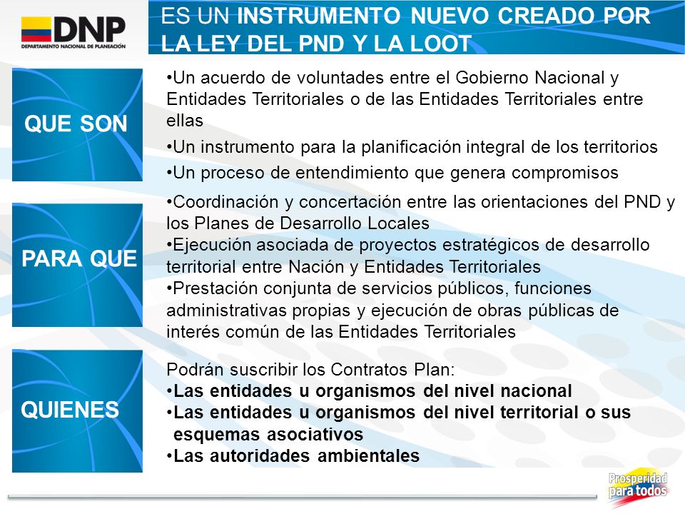 ES UN INSTRUMENTO NUEVO CREADO POR LA LEY DEL PND Y LA LOOT