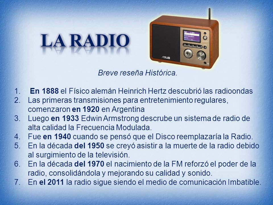 Breve reseña Histórica.