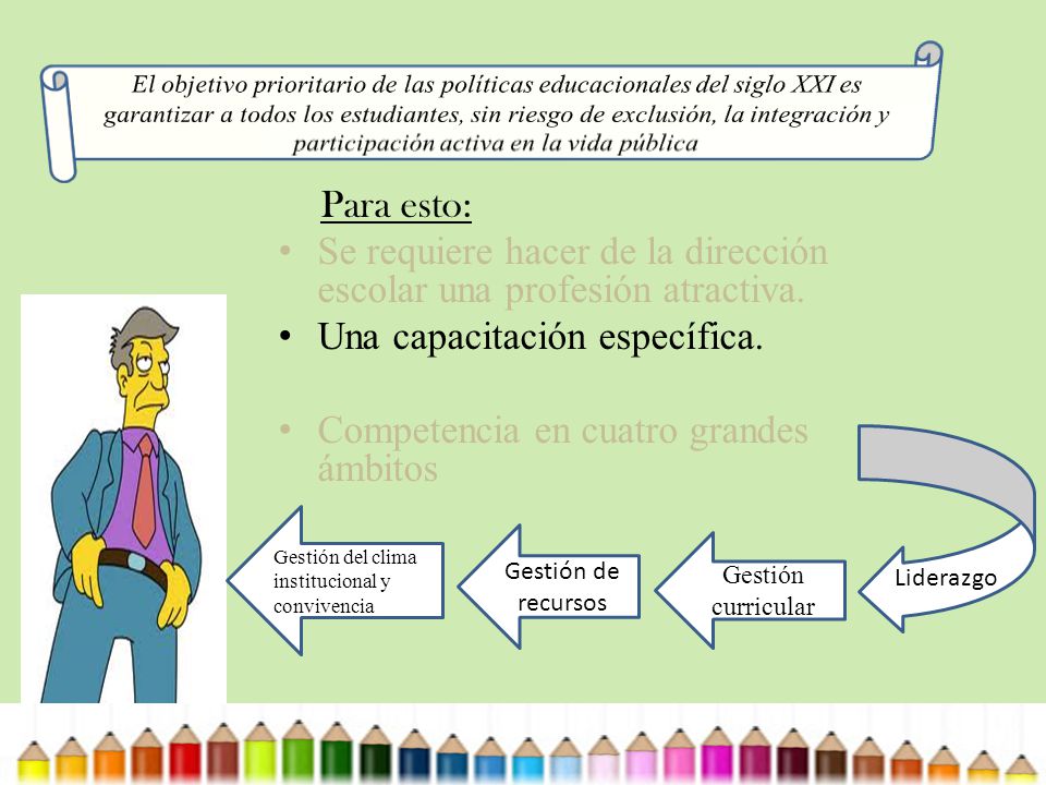 Se requiere hacer de la dirección escolar una profesión atractiva.