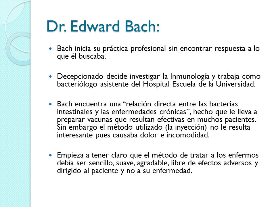 Dr. Edward Bach: Bach inicia su práctica profesional sin encontrar respuesta a lo que él buscaba.