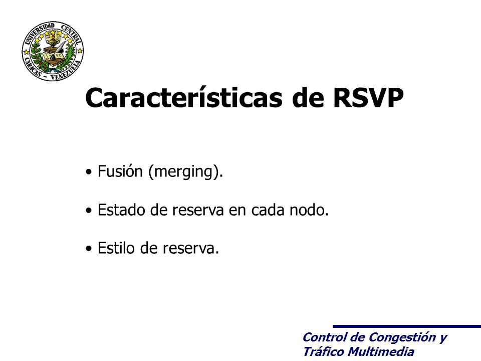Características de RSVP