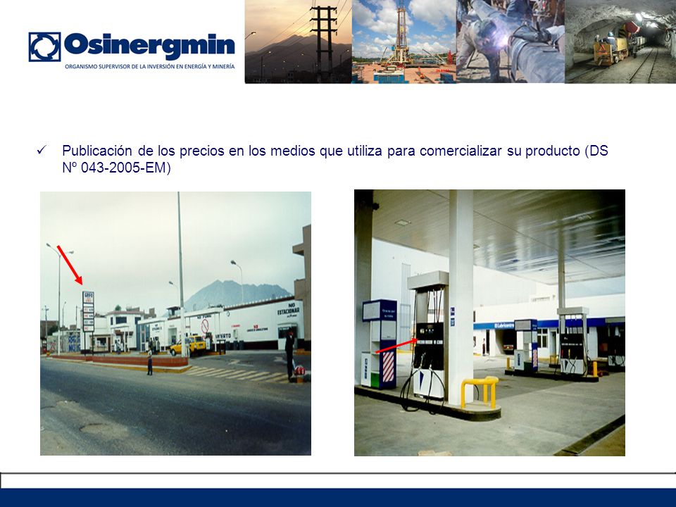 Publicación de los precios en los medios que utiliza para comercializar su producto (DS Nº EM)