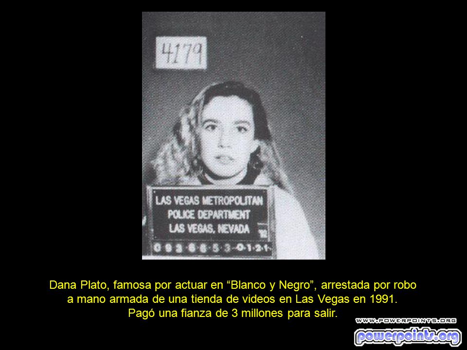 Dana Plato, famosa por actuar en Blanco y Negro , arrestada por robo