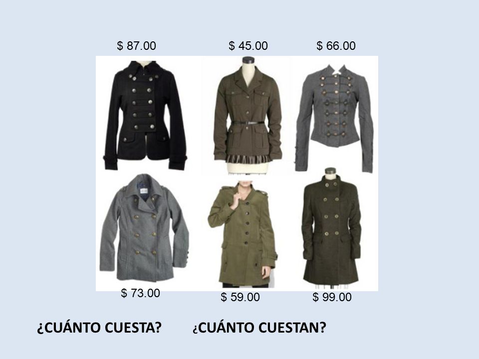 $ $ $ $ $ $ ¿CUÁNTO CUESTA ¿CUÁNTO CUESTAN