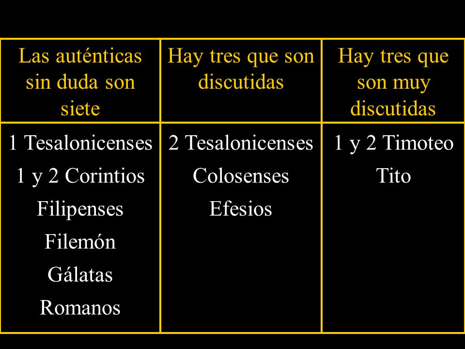 Las auténticas sin duda son siete Hay tres que son discutidas