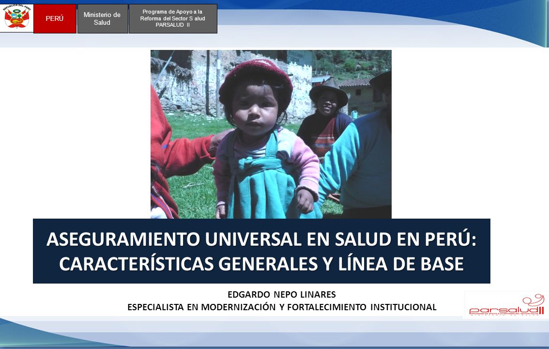 ESPECIALISTA EN MODERNIZACIÓN Y FORTALECIMIENTO INSTITUCIONAL