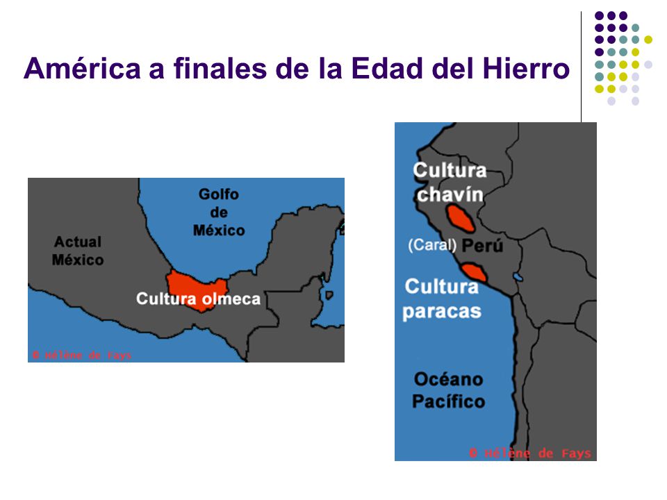 América a finales de la Edad del Hierro