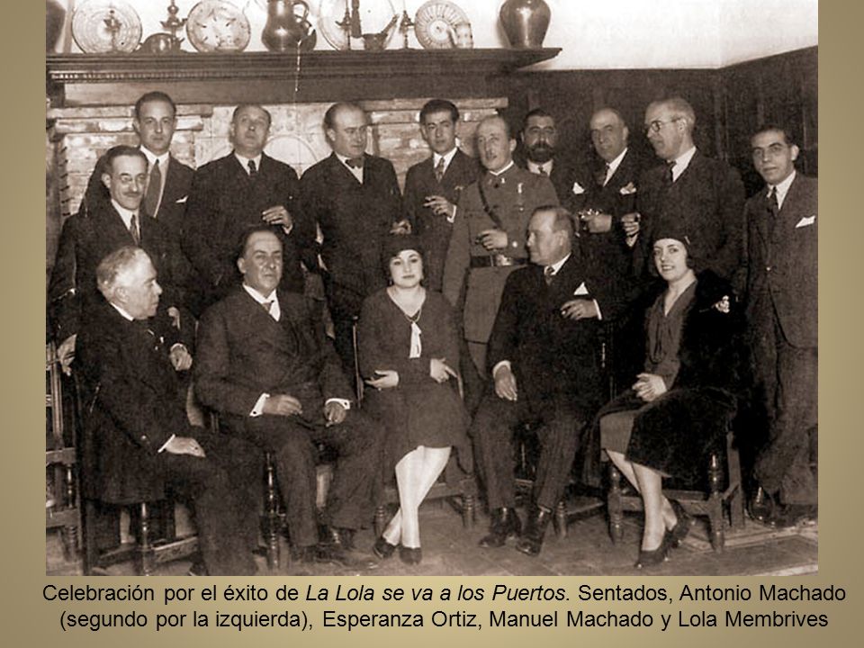 Celebración por el éxito de La Lola se va a los Puertos