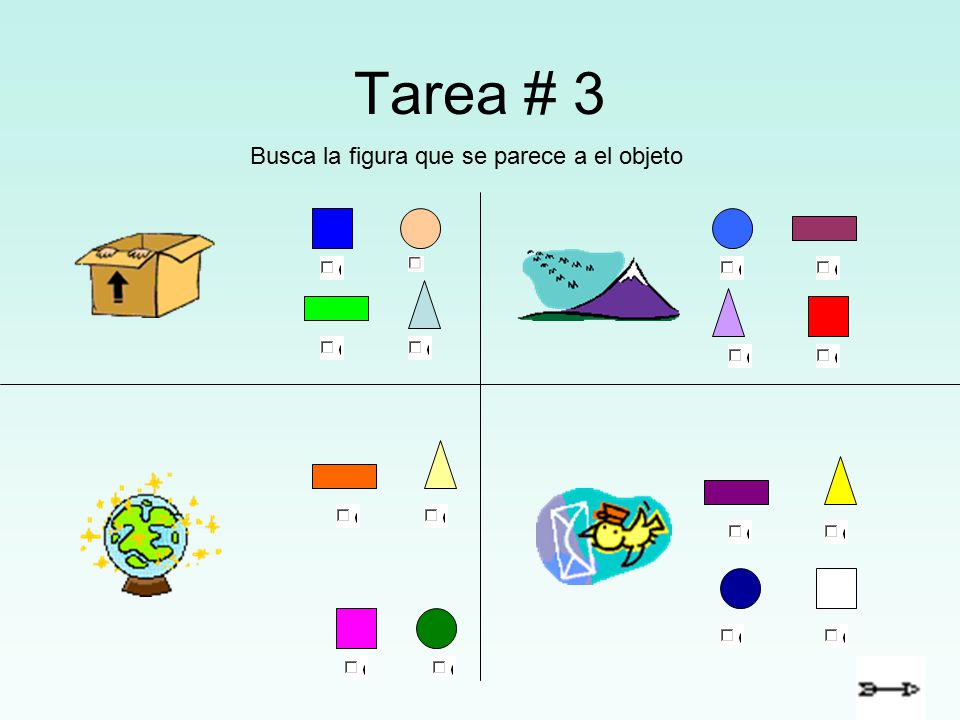 Tarea # 3 Busca la figura que se parece a el objeto