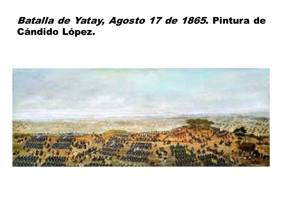 Batalla de Yatay, Agosto 17 de Pintura de Cándido López.