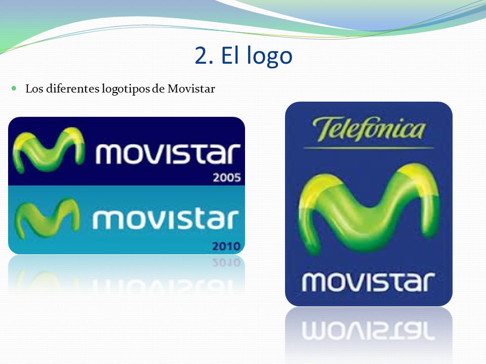2. El logo Los diferentes logotipos de Movistar