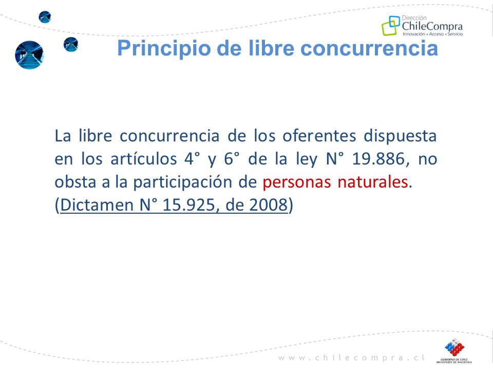Principio de libre concurrencia