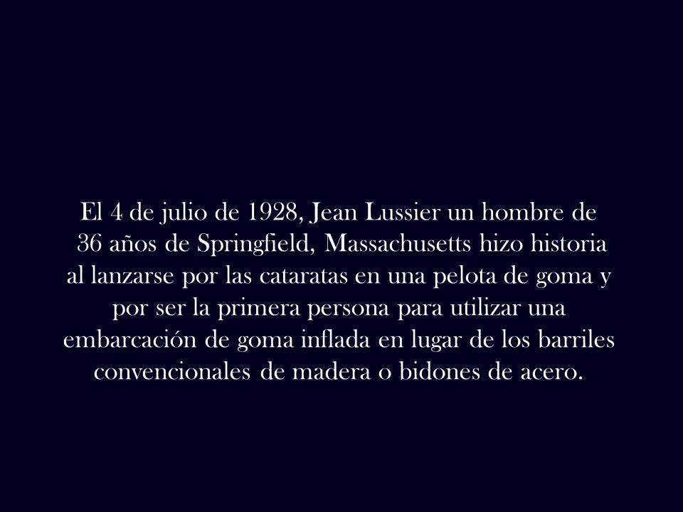 El 4 de julio de 1928, Jean Lussier un hombre de