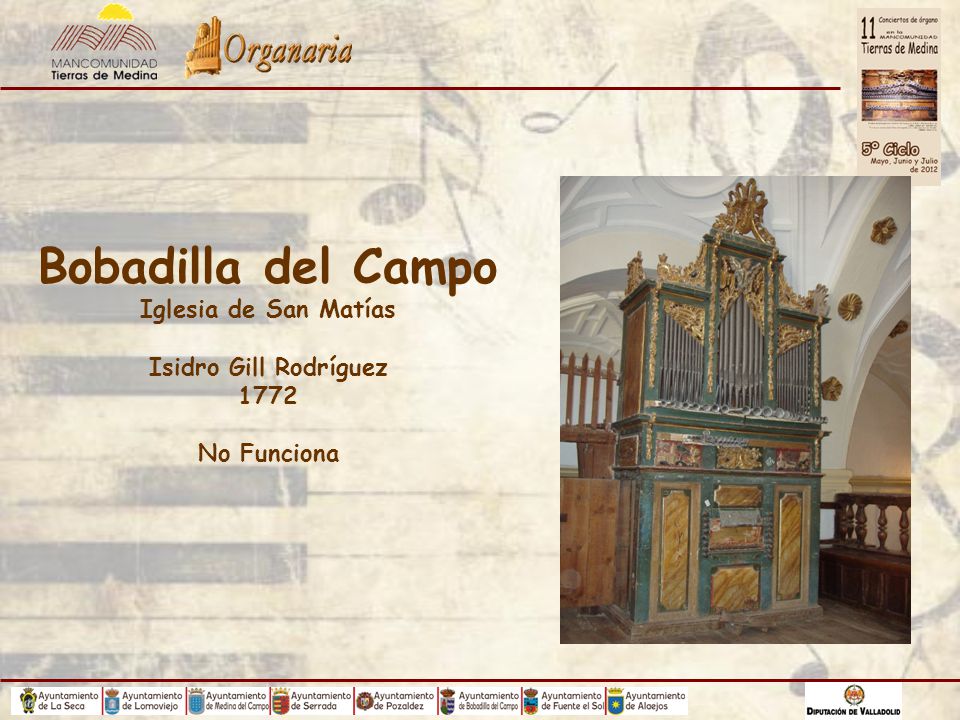 Bobadilla del Campo Iglesia de San Matías Isidro Gill Rodríguez 1772