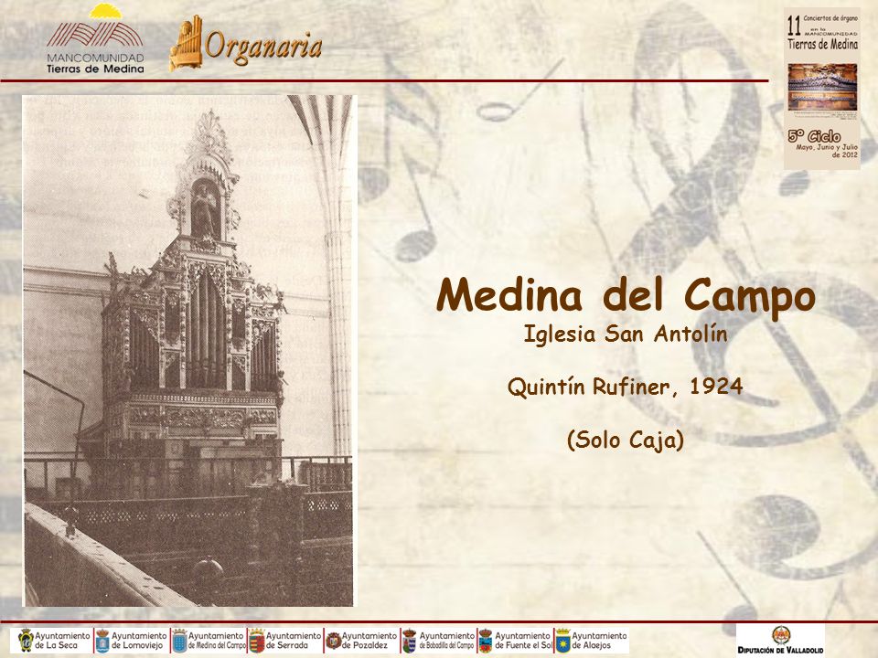 Medina del Campo Iglesia San Antolín Quintín Rufiner, 1924 (Solo Caja)