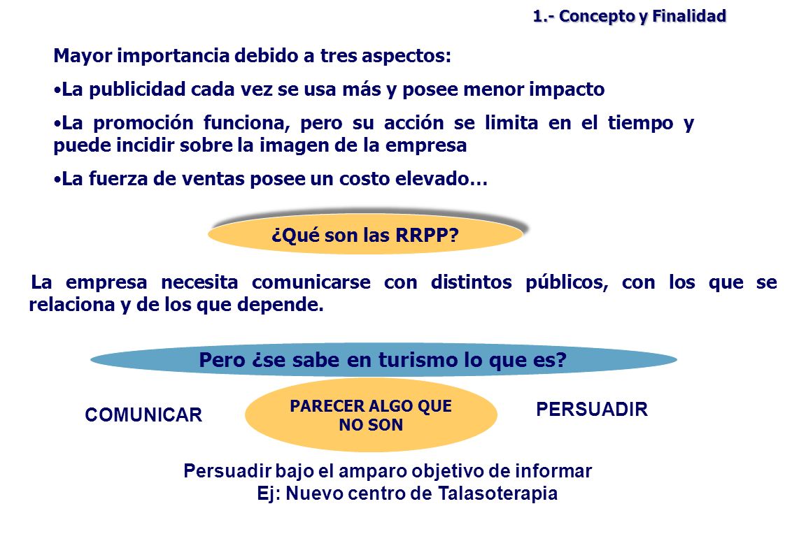 Pero ¿se sabe en turismo lo que es Ej: Nuevo centro de Talasoterapia