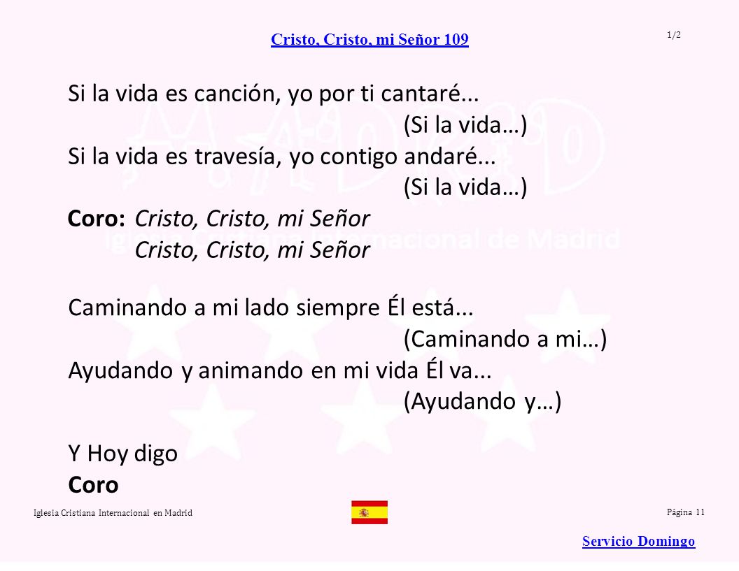 Si la vida es canción, yo por ti cantaré... (Si la vida…)