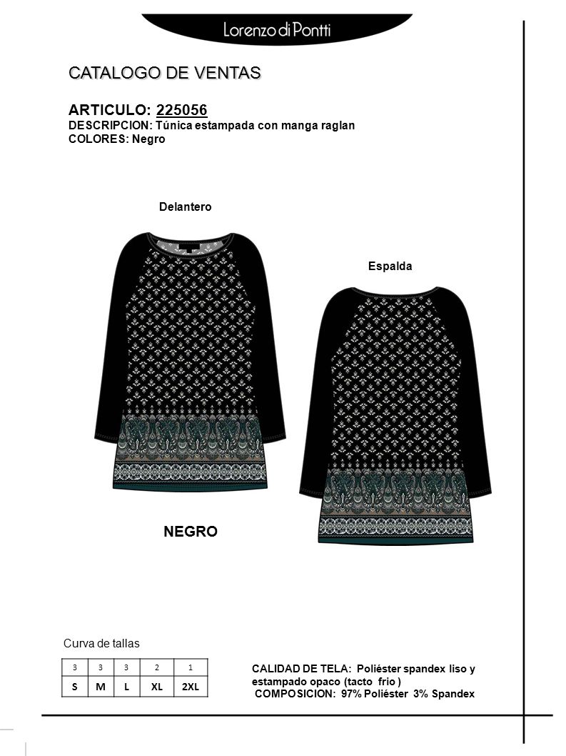 CATALOGO DE VENTAS ARTICULO: LDP OFF WHITE ROSA CELESTE