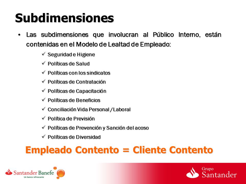 Empleado Contento = Cliente Contento