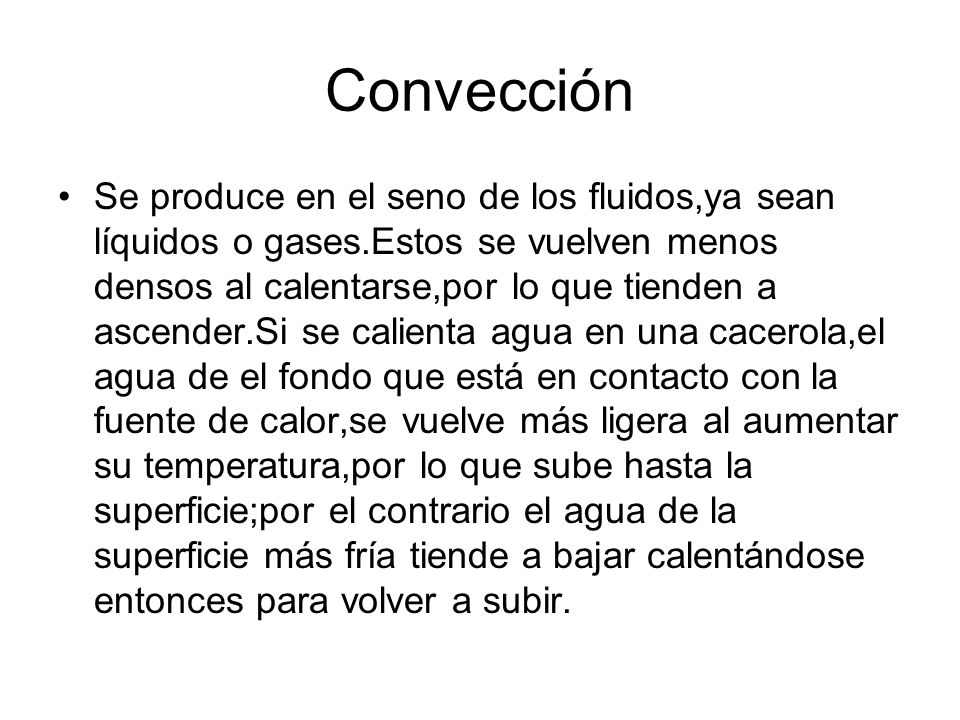 Convección