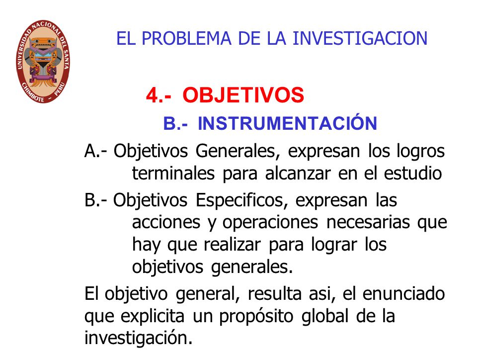 EL PROBLEMA DE LA INVESTIGACION