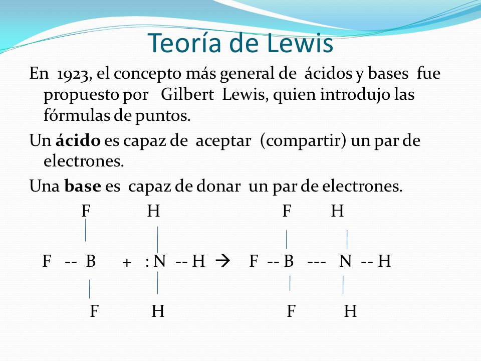 Teoría de Lewis
