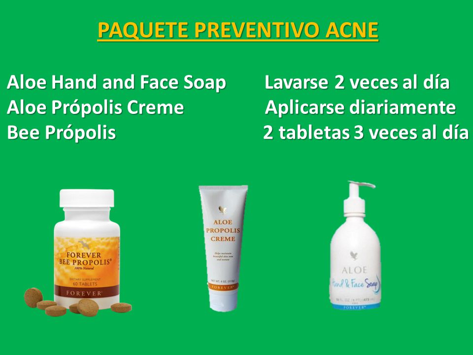 PAQUETE PREVENTIVO ACNE