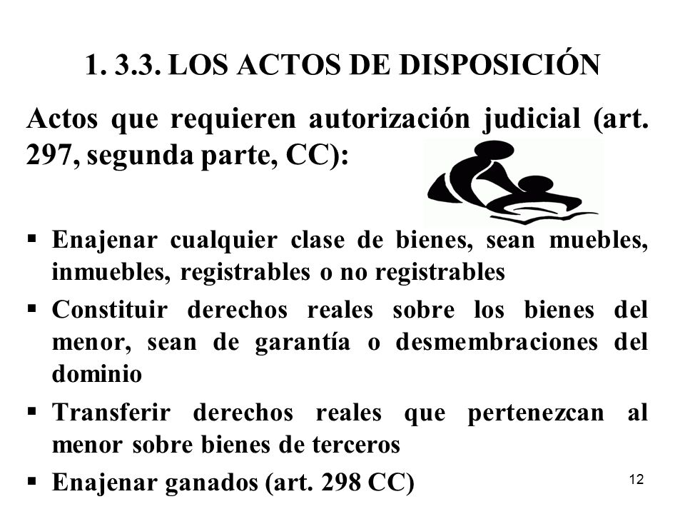 LOS ACTOS DE DISPOSICIÓN