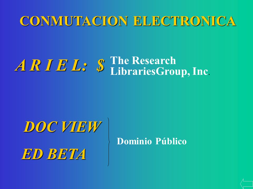 A R I E L: $ DOC VIEW ED BETA CONMUTACION ELECTRONICA
