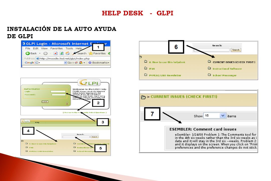 HELP DESK - GLPI INSTALACIÓN DE LA AUTO AYUDA DE GLPI