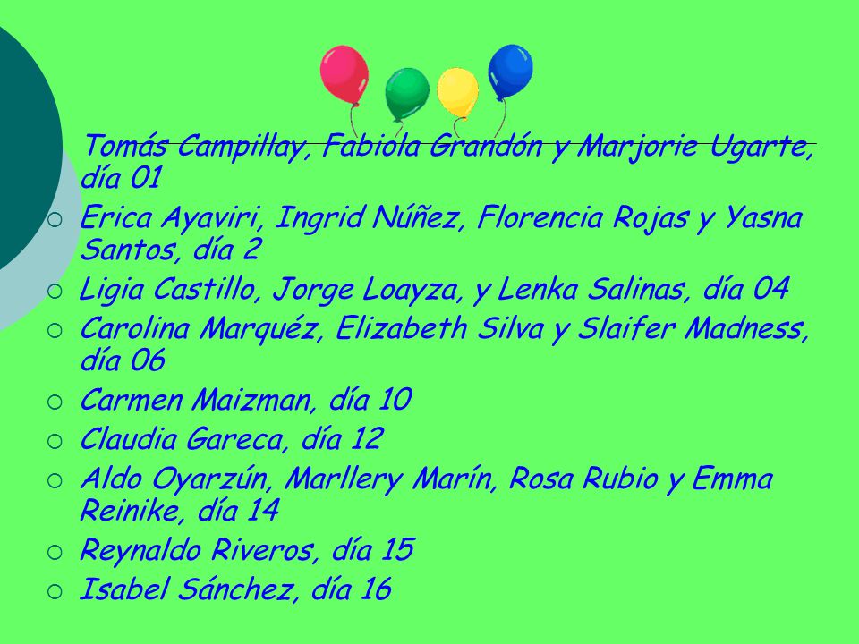 Tomás Campillay, Fabiola Grandón y Marjorie Ugarte, día 01