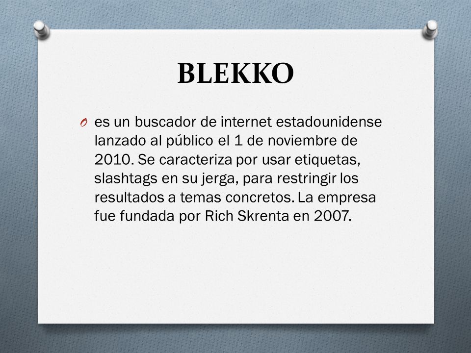 BLEKKO