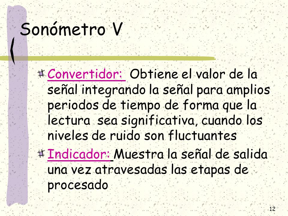 Sonómetro V