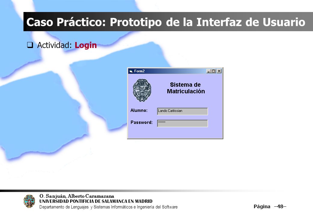 Caso Práctico: Prototipo de la Interfaz de Usuario