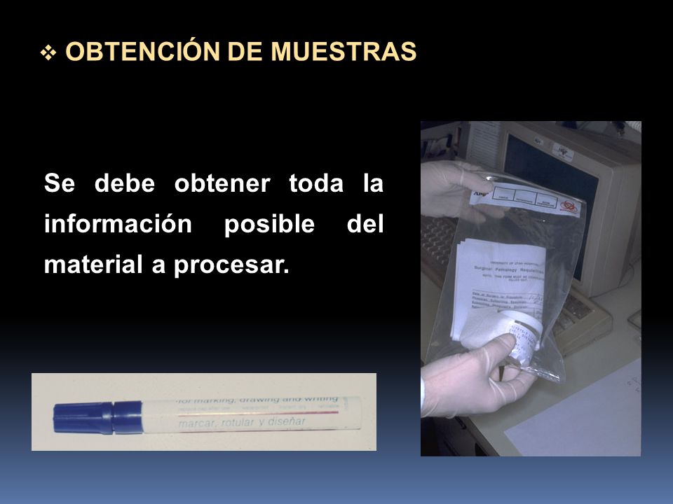 Se debe obtener toda la información posible del material a procesar.