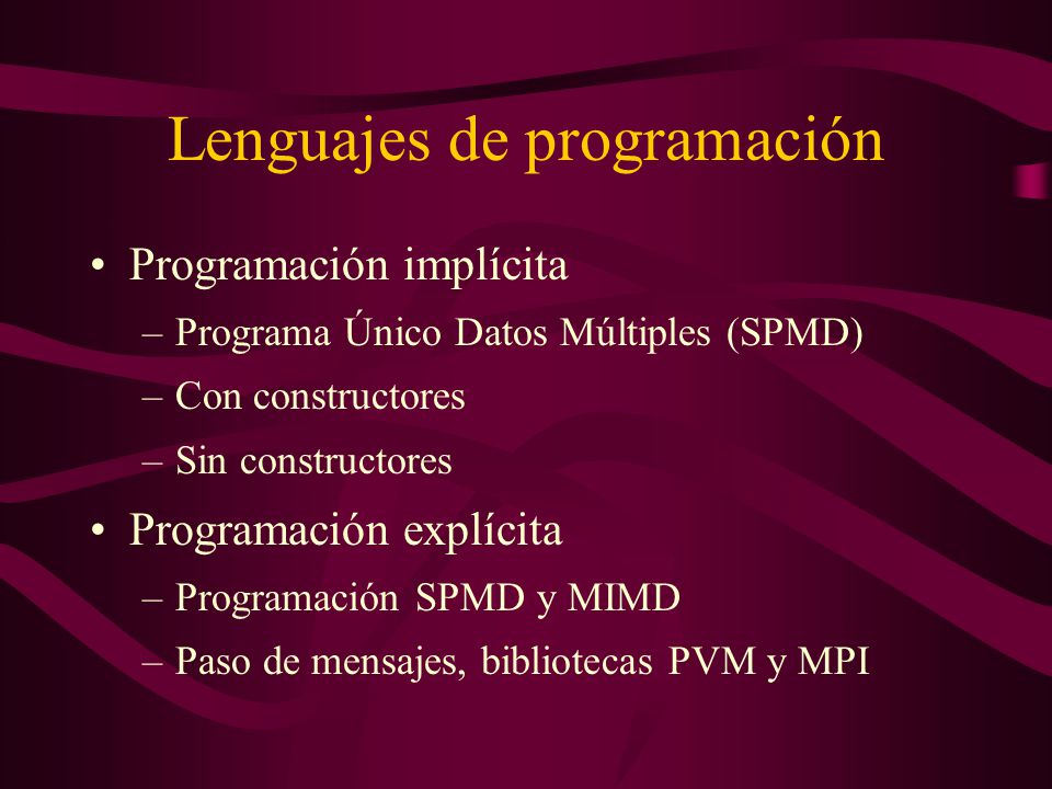 Lenguajes de programación