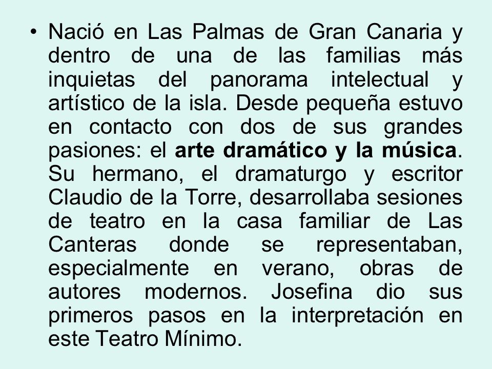 Nació en Las Palmas de Gran Canaria y dentro de una de las familias más inquietas del panorama intelectual y artístico de la isla.