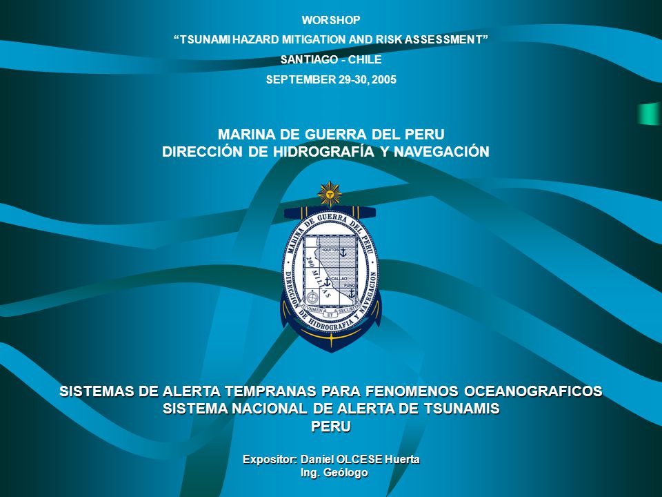 MARINA DE GUERRA DEL PERU DIRECCIÓN DE HIDROGRAFÍA Y NAVEGACIÓN