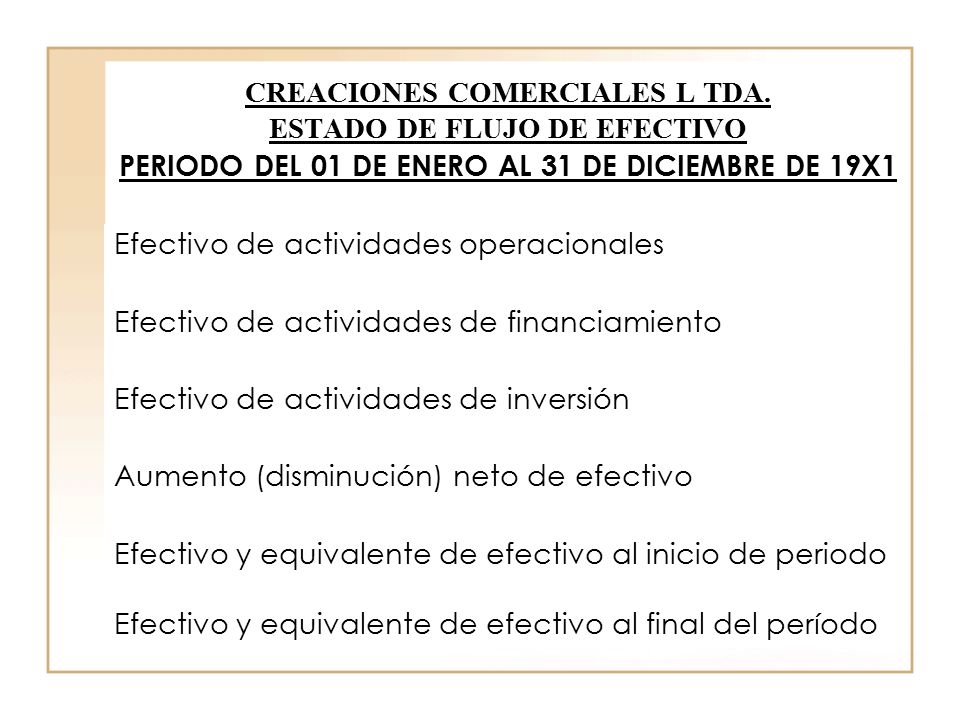 CREACIONES COMERCIALES L TDA
