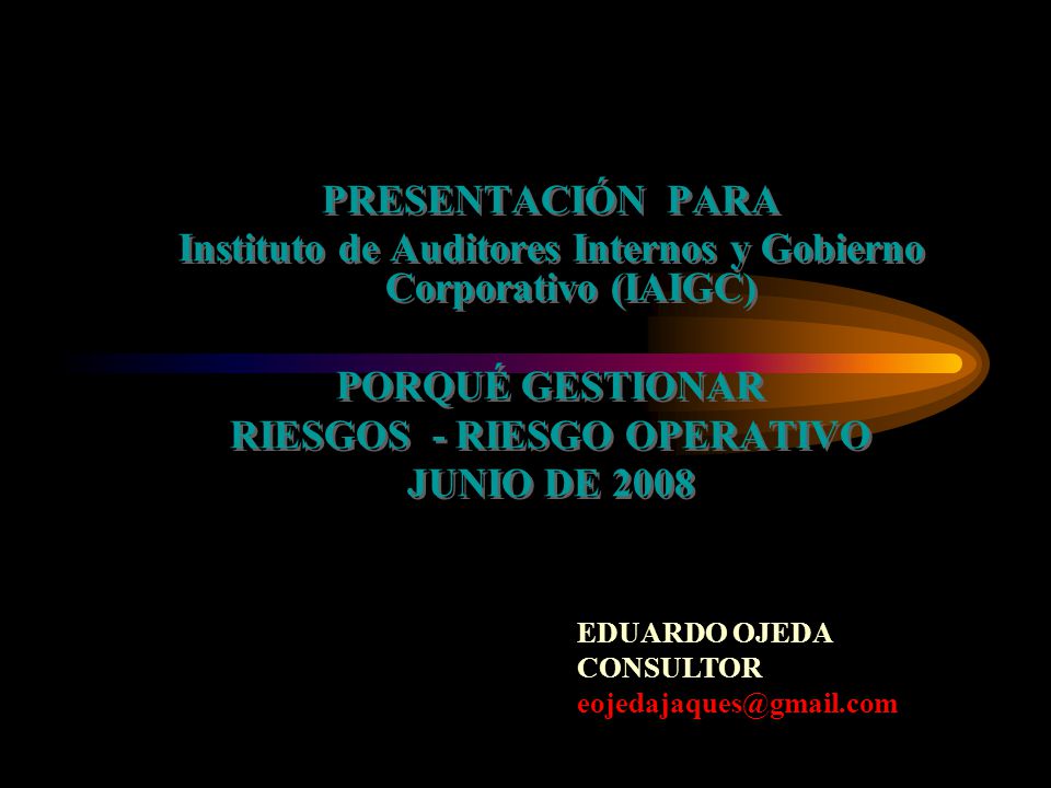 Instituto de Auditores Internos y Gobierno Corporativo (IAIGC)