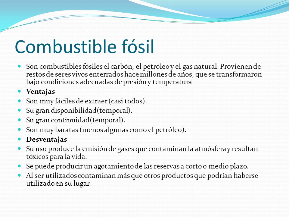 Combustible fósil