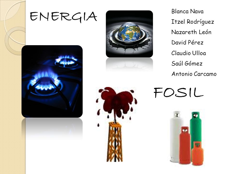 FOSIL ENERGIA Blanca Nava Itzel Rodríguez Nazareth León David Pérez