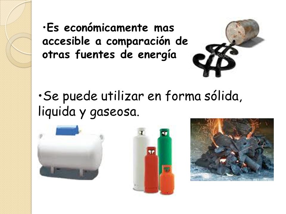 Se puede utilizar en forma sólida, liquida y gaseosa.