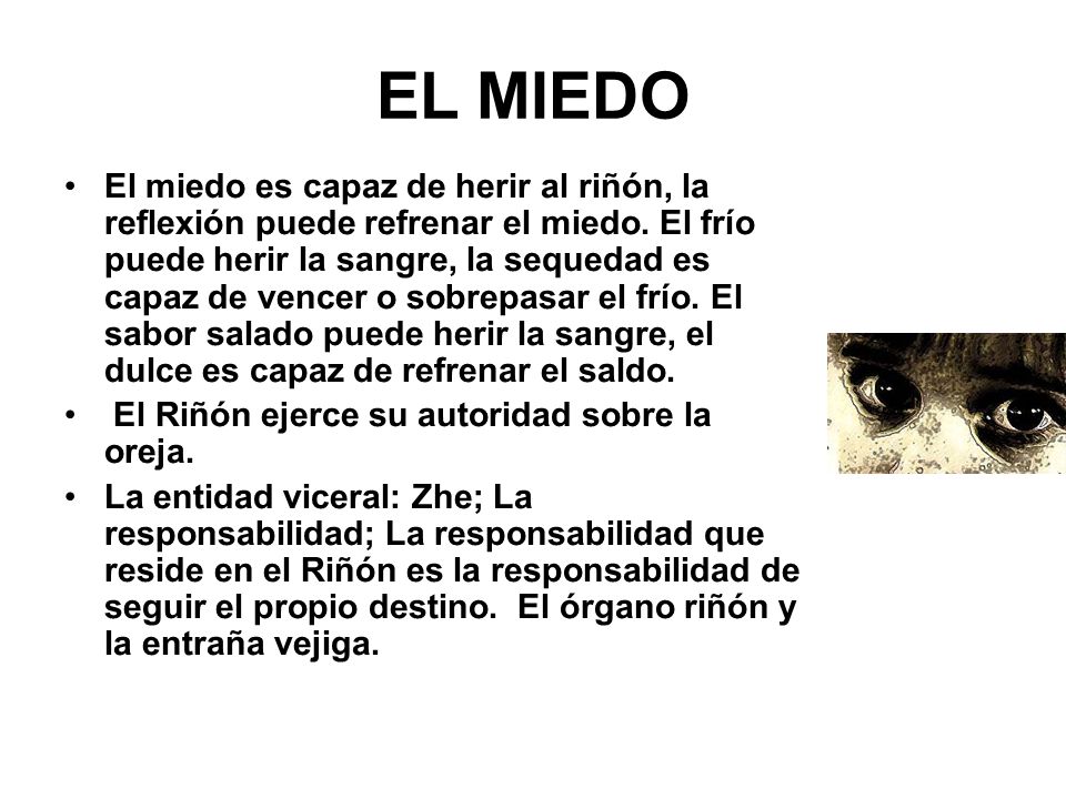 EL MIEDO