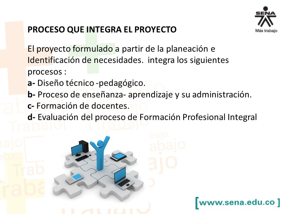 PROCESO QUE INTEGRA EL PROYECTO