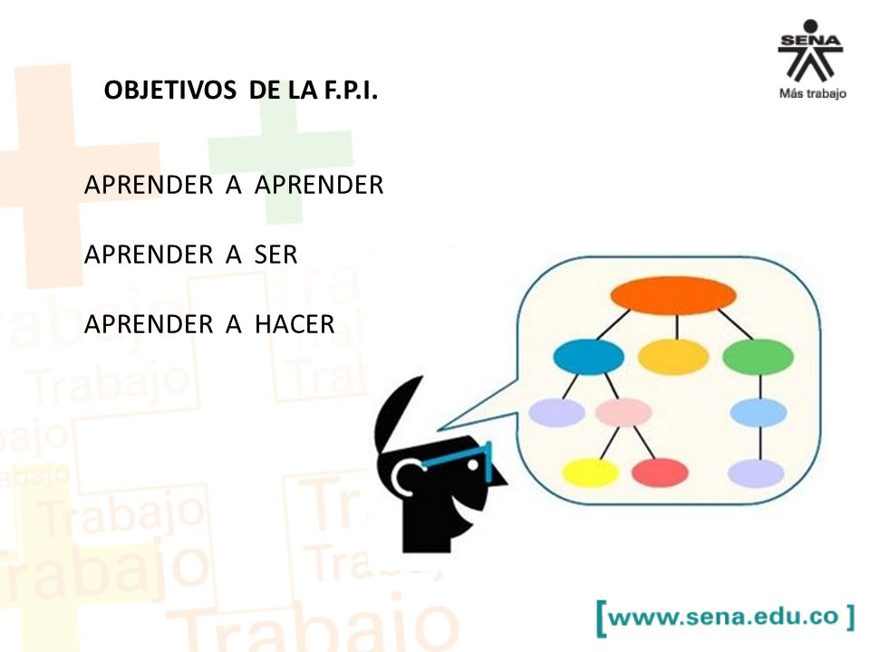 OBJETIVOS DE LA F.P.I. APRENDER A APRENDER APRENDER A SER APRENDER A HACER